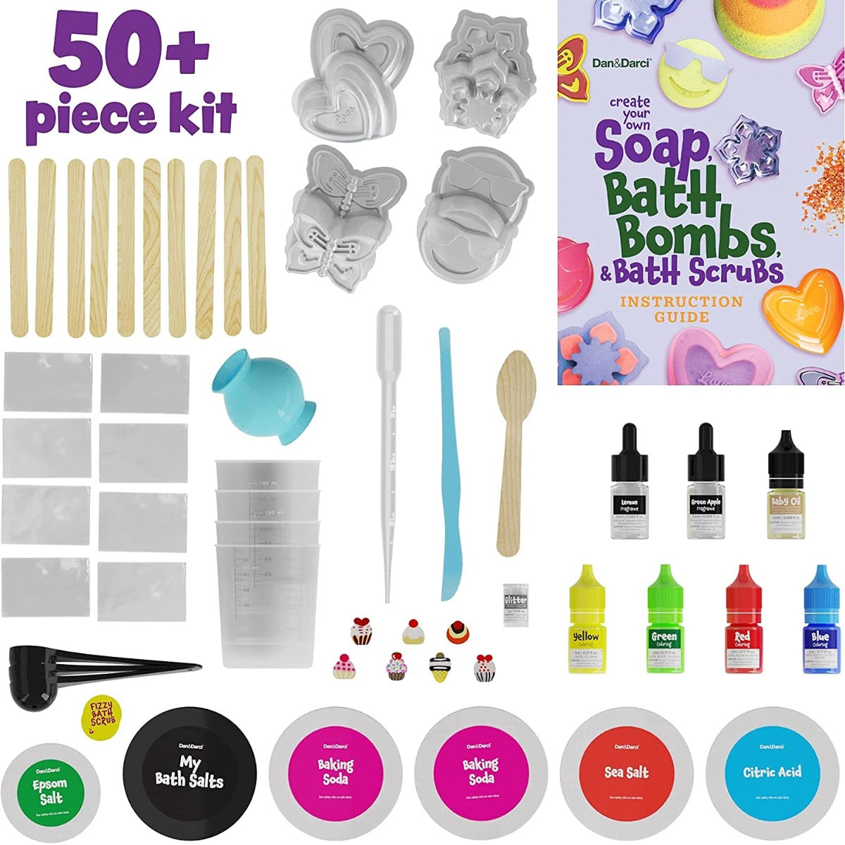 Soap & Bath Bomb Making Kit for Kids, 3-in-1 Spa Science Kit