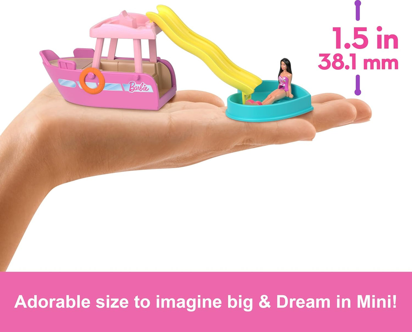 Mini BarbieLand Doll &  Dream Boat
