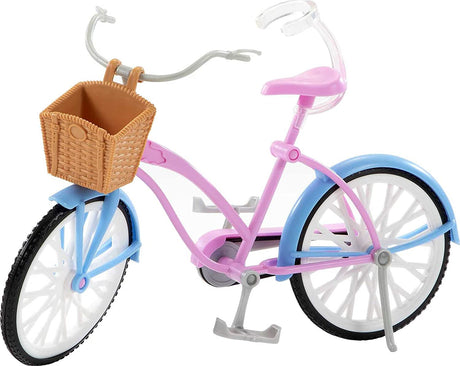 Barbie Doll and Bike Playset with Doll, Bicycle with Rolling Wheels & Water Bottle Accessory