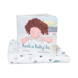 Cotton Swaddle & Book GIFT SET - Rock-A-Baby-Jo