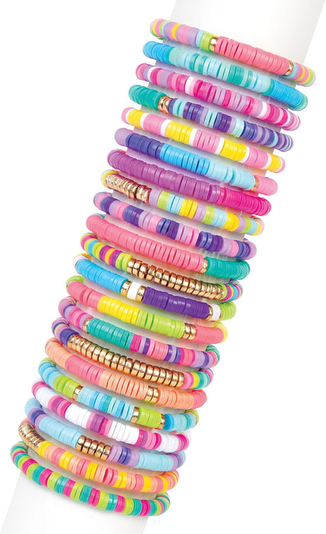 Swift Clicks - Heishi Bracelet Maker - 2047 pcs, DIY Jewelry Craft Kit