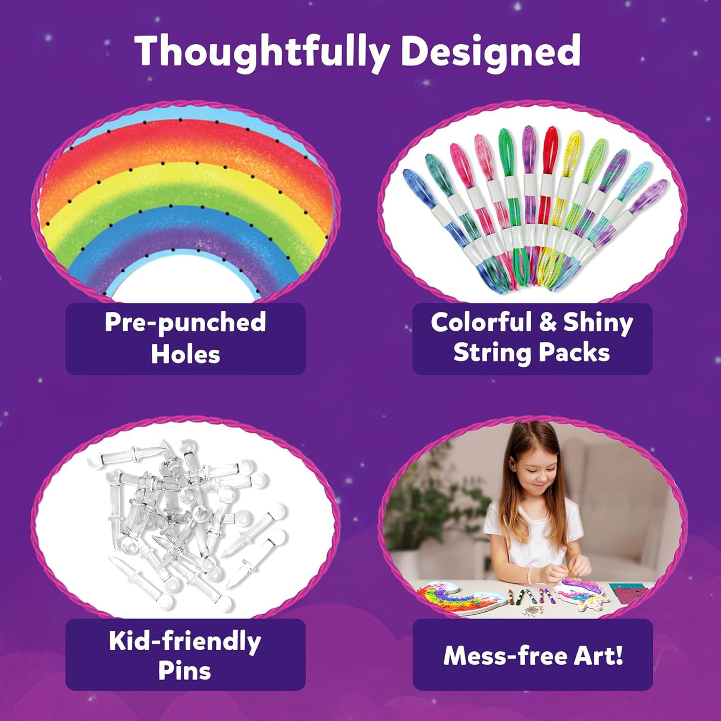 String Art Activity - Unicorn Magic Mess-Free Art