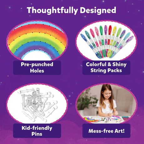String Art Activity - Unicorn Magic Mess-Free Art