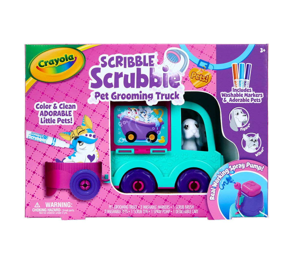 Scribble Scrubbie Pets Pet Grooming Truck