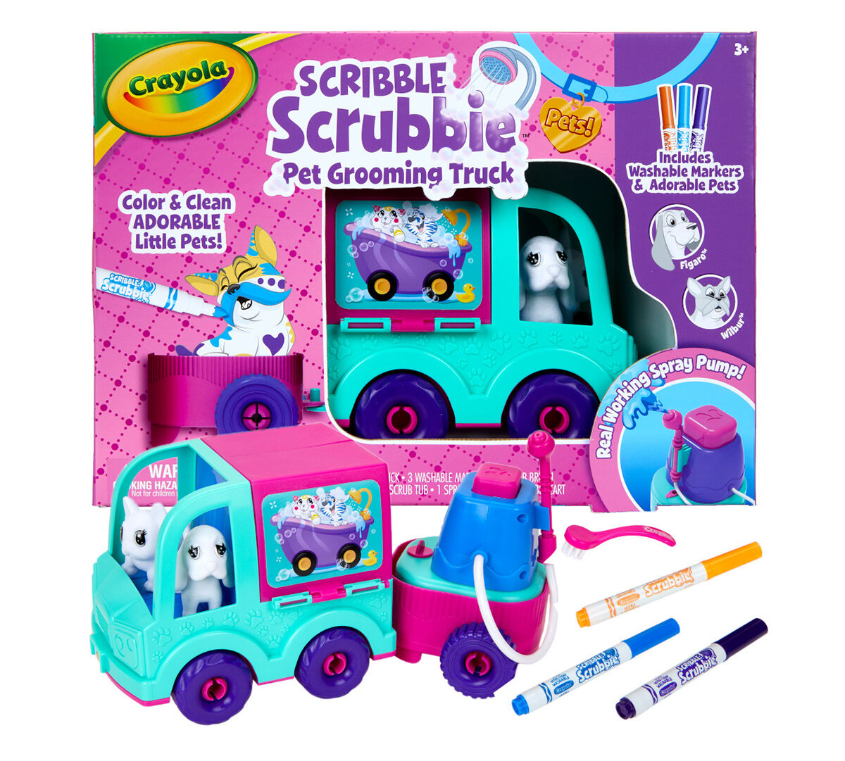 Scribble Scrubbie Pets Pet Grooming Truck