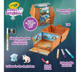 Scribble Scrubbie Pets Glow Ocean Treasure Chest Playset