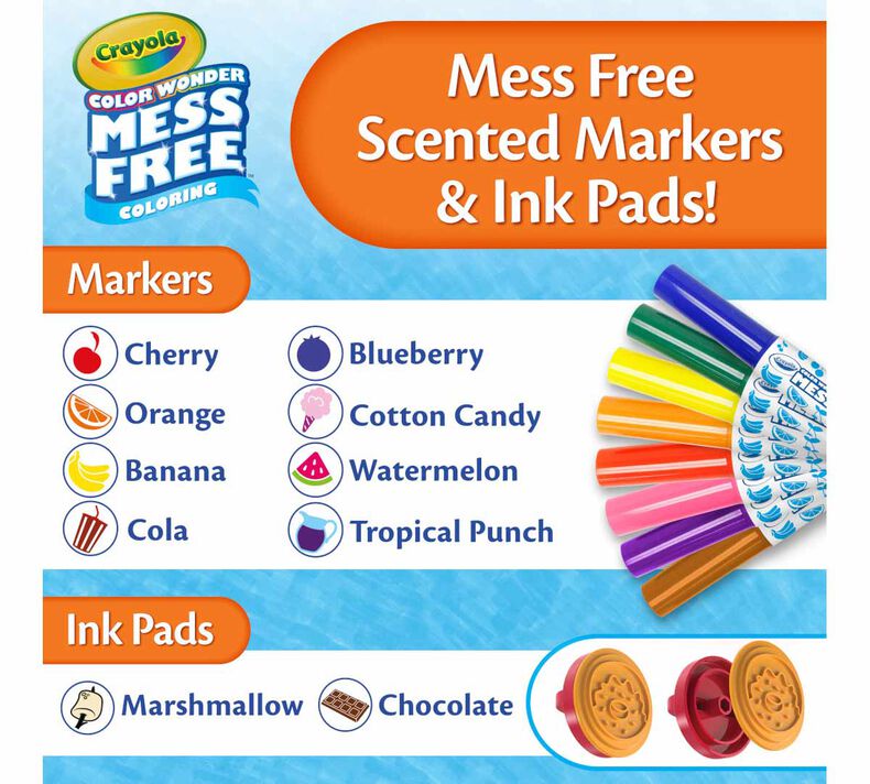 Color Wonder Mess Free Fingerprint Activity Book