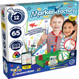 Markers Factory Kids Art Kit – Washable Markers, Creative Drawing & Coloring Activity Set