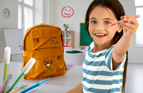 Markers Factory Kids Art Kit – Washable Markers, Creative Drawing & Coloring Activity Set