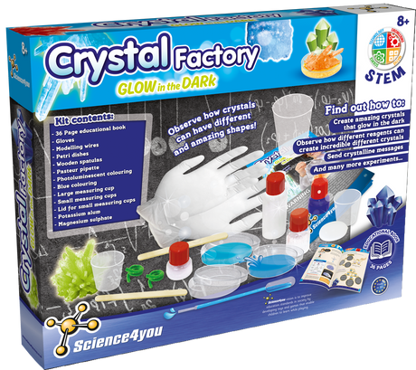 Crystal Growing Kit for Kids – STEM Science Experiment, Educational & Fun