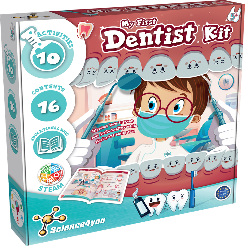 My First Dentist Kit for Kids – Pretend Play Dental Toy Set with Tools