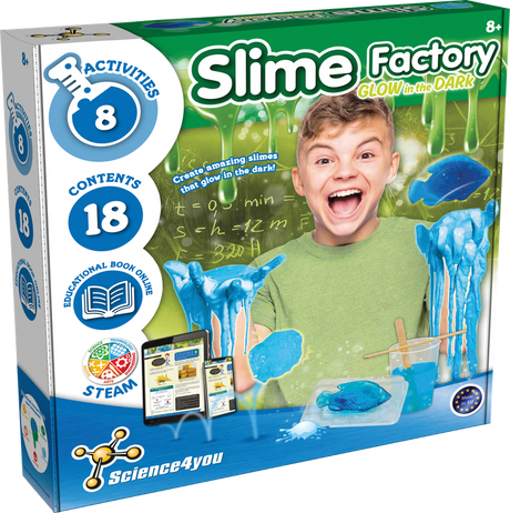 Slime Factory DIY Kit for Kids – Sparkling, Glitter, and Colorful Slime Making Set