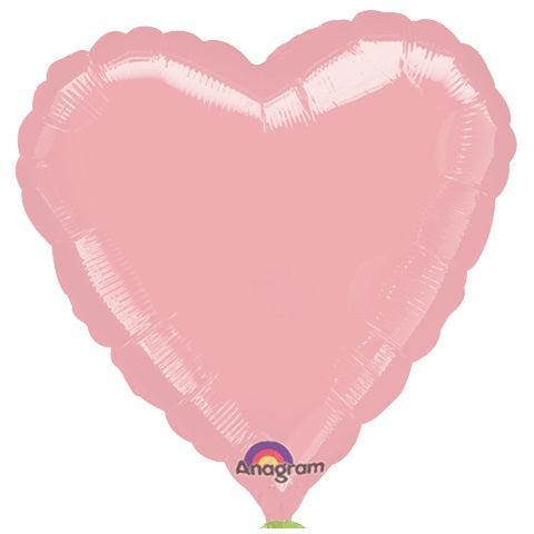 18" Heart Balloon Pastel Pink