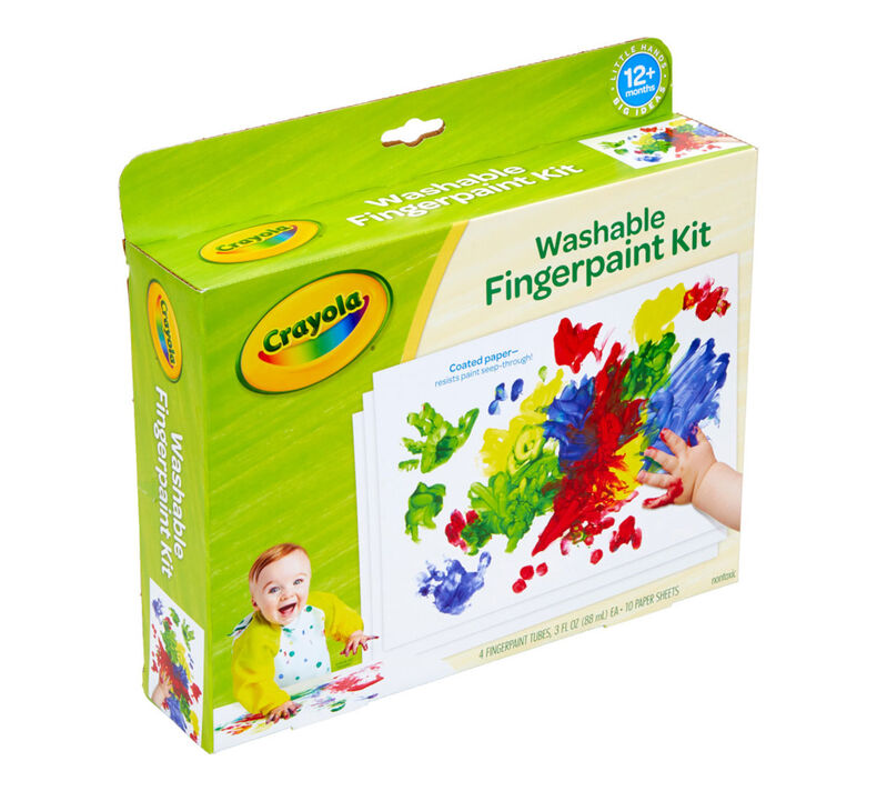 Washable Finger Paint Set for Toddlers