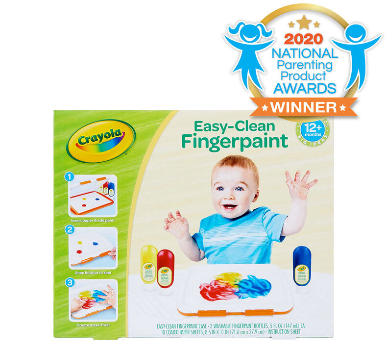 Easy Clean Finger Paint Station