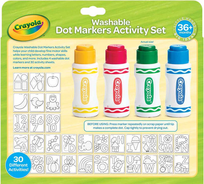 Washable Dot Markers Activity Set