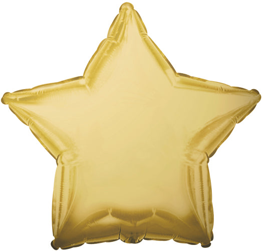 18" Star Balloon Antique Gold