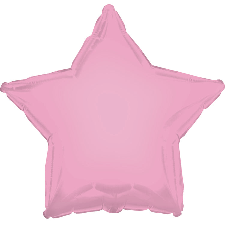 18" Opalescent Pink Foil Star Balloon