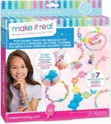 Pop! Shake! Twist! DIY Bracelet Kit - Make 7 Scensory Charm Bracelets, 171pcs