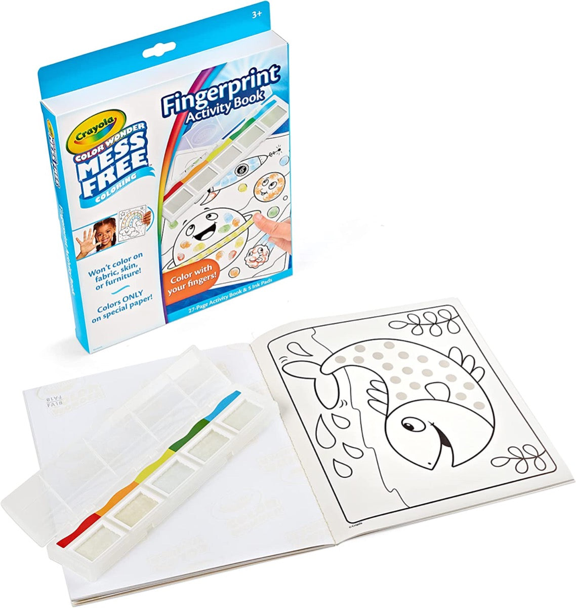 Crayola Color Wonder Mess Free Fingerprint Ink Painting Activity Set