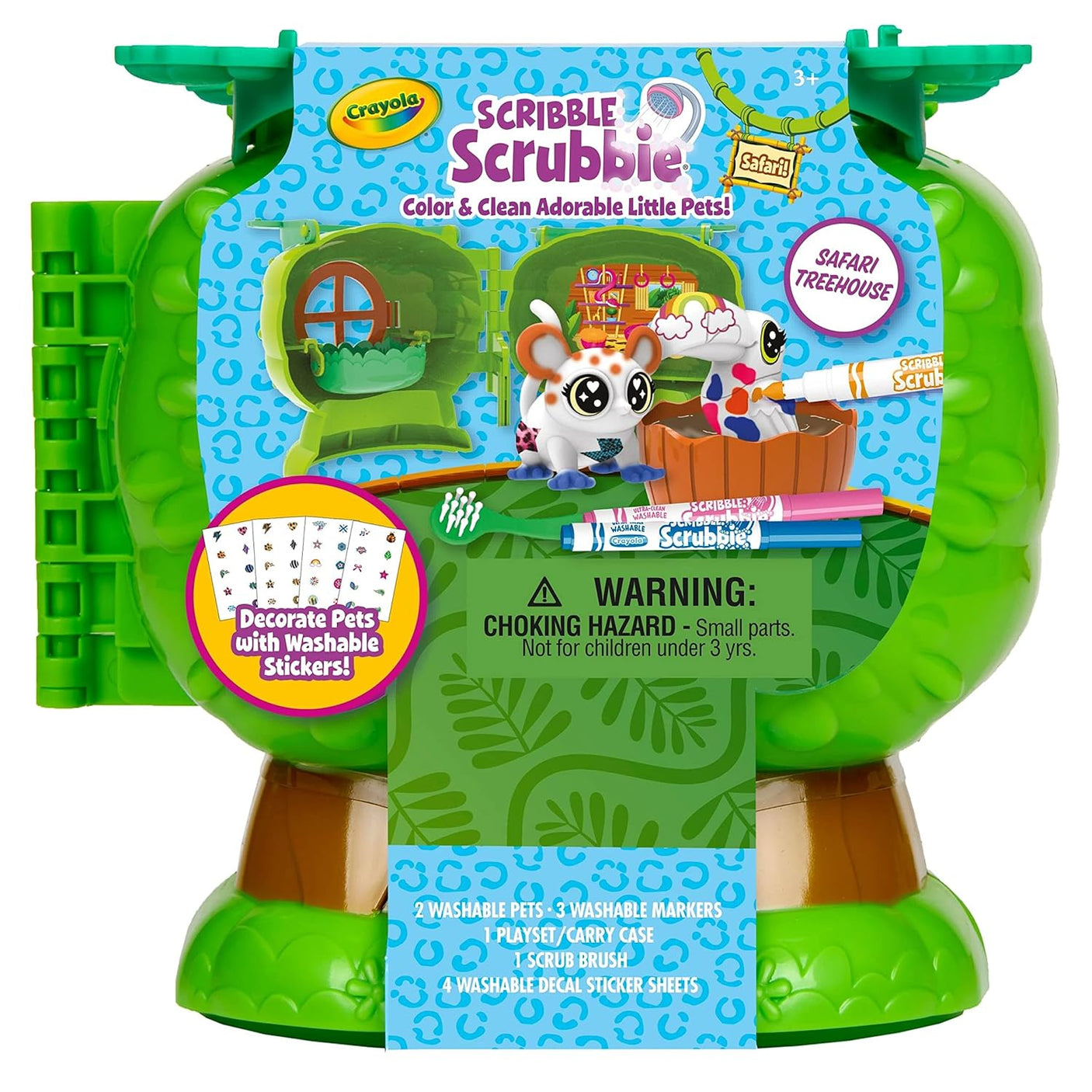 Scribble Scrubbie Pets Safari Treehouse