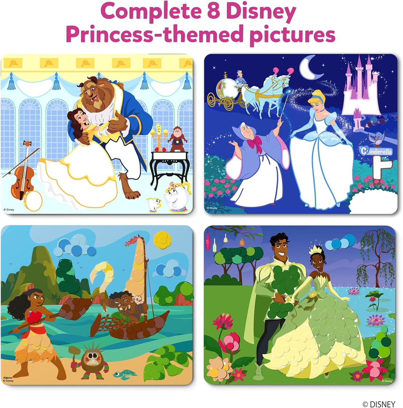 Dot It Sticker Art - Disney Princesses