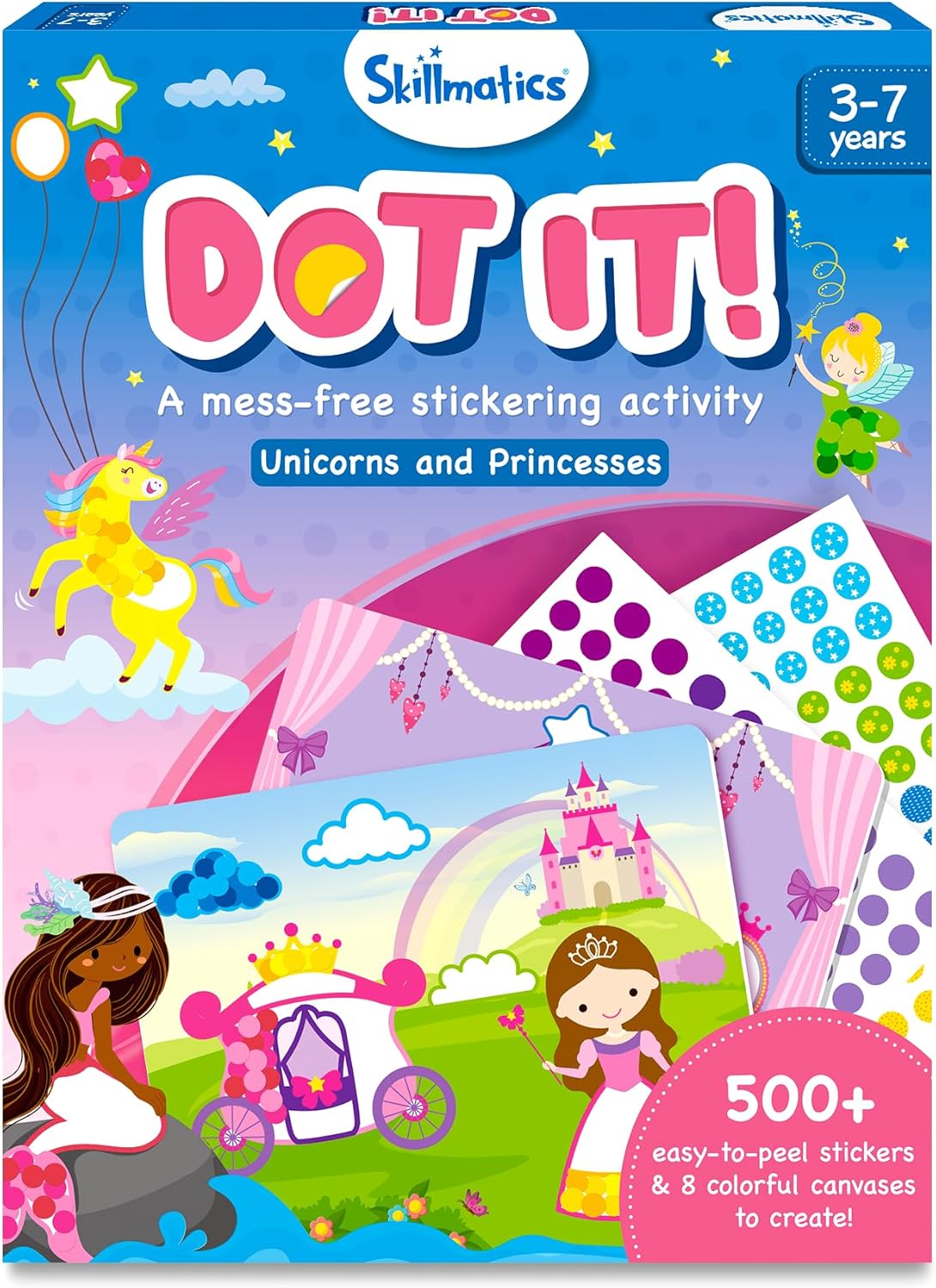 Dot It Sticker Art - Unicorns & Princesses