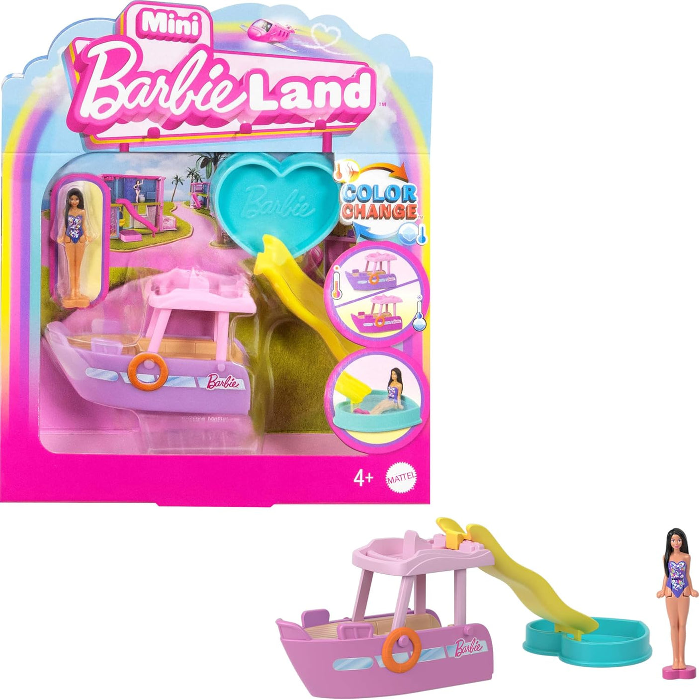 Mini BarbieLand Doll &  Dream Boat