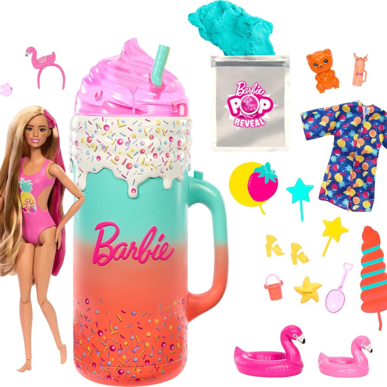 Rise & Surprise Fruit Series Gift Set with Scented Doll & Squishy Pet