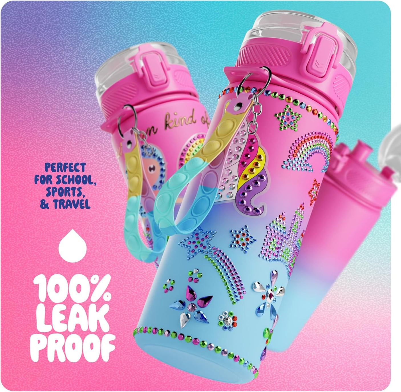 Decorate Your Own Glow-in-the-dark Water Bottle Kit