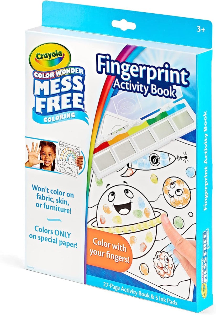 Crayola Color Wonder Mess Free Fingerprint Ink Painting Activity Set