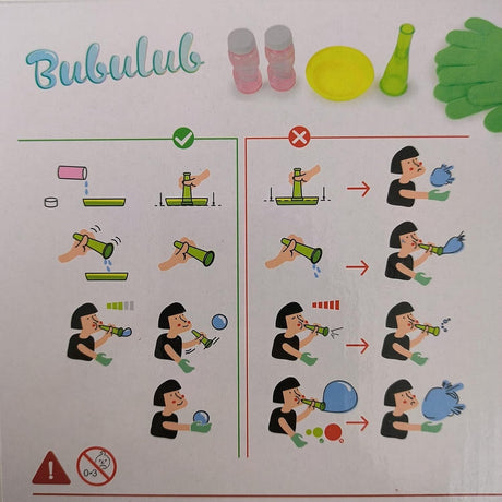 BUBULUB Soap Bubble Kit