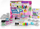 Soap & Bath Bomb Making Kit for Kids, 3-in-1 Spa Science Kit