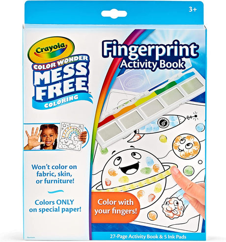 Crayola Color Wonder Mess Free Fingerprint Ink Painting Activity Set