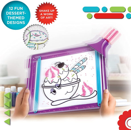 Discovery Kids Stencil Kit with Sprinkles, Glitter, Glue, and Shaker