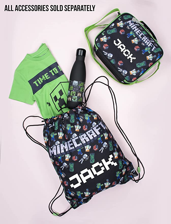 Minecraft Personalized Lunch Bag - Minecraft World