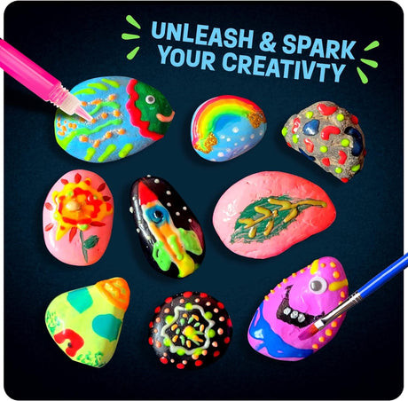 Rock Painting Kit - Glow in The Dark