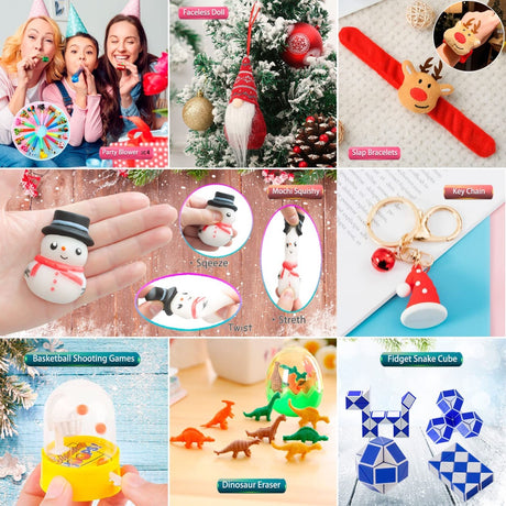 Advent Calendar 24 Days Countdown Advent Calendars with Surprises Fidget Toys - Blue