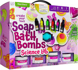 Soap & Bath Bomb Making Kit for Kids, 3-in-1 Spa Science Kit