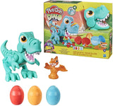 Play-Doh Dino Crew Crunchin' T-Rex Toy with Funny Dinosaur Sounds and 3 Eggs