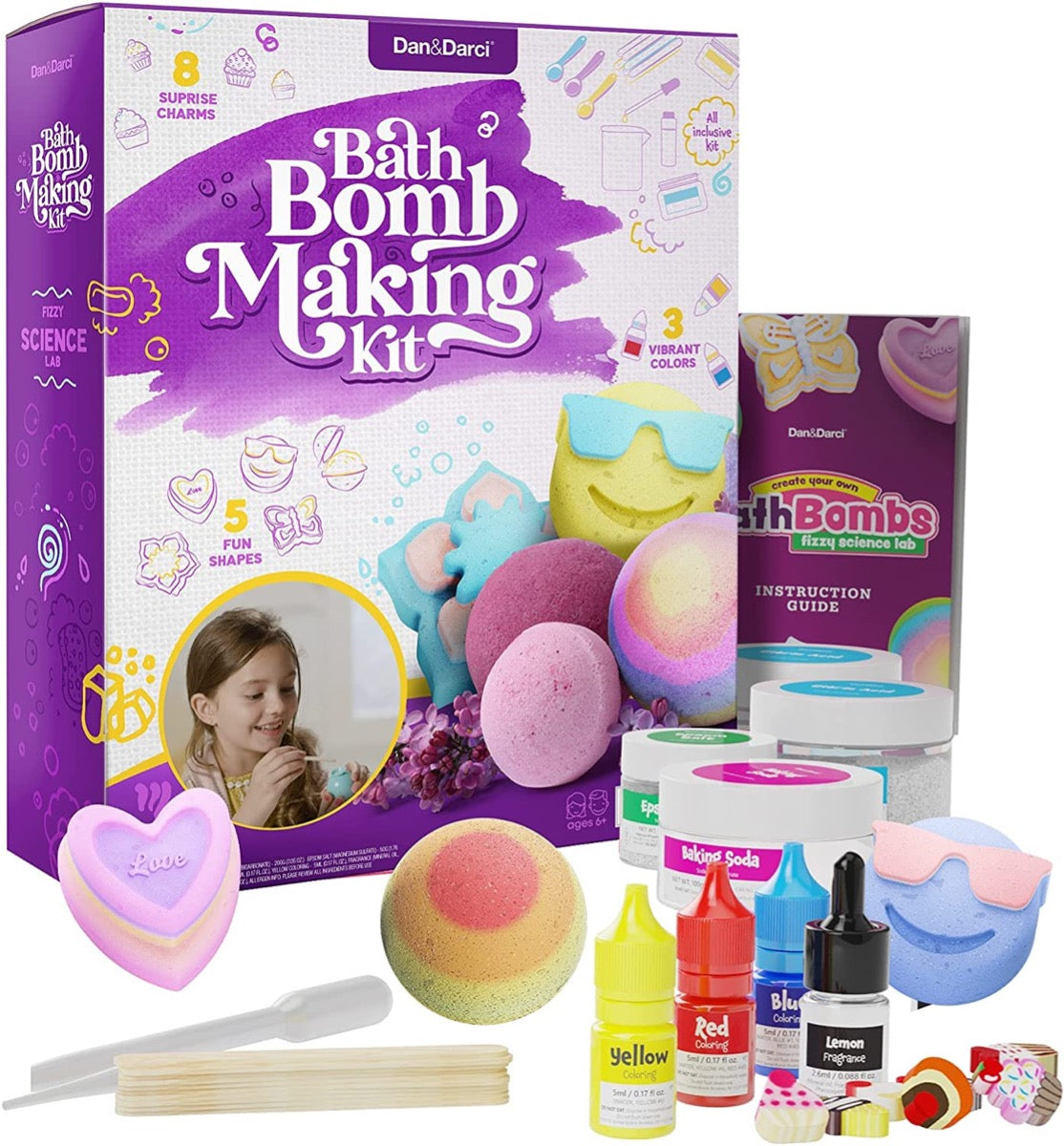 Bath Bomb Making Kit for Kids - Kids Crafts Science Project