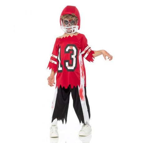 Zombie Footballer Kids Halloween Costume