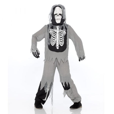 Ghostly Skeleton Kids Halloween Costume