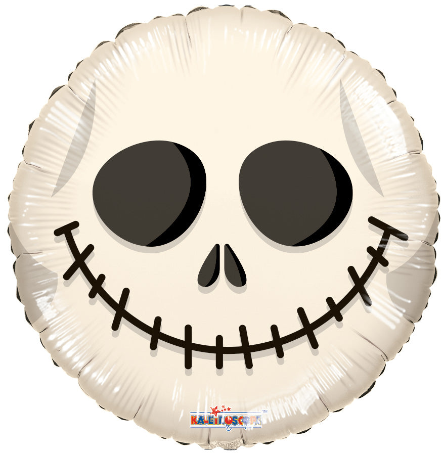 Jack Skull Foil Balloon 18"