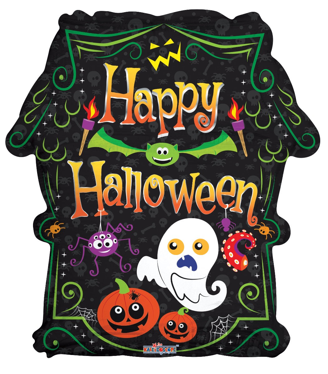 Halloween Scary Haunted House Foil Balloon 18"