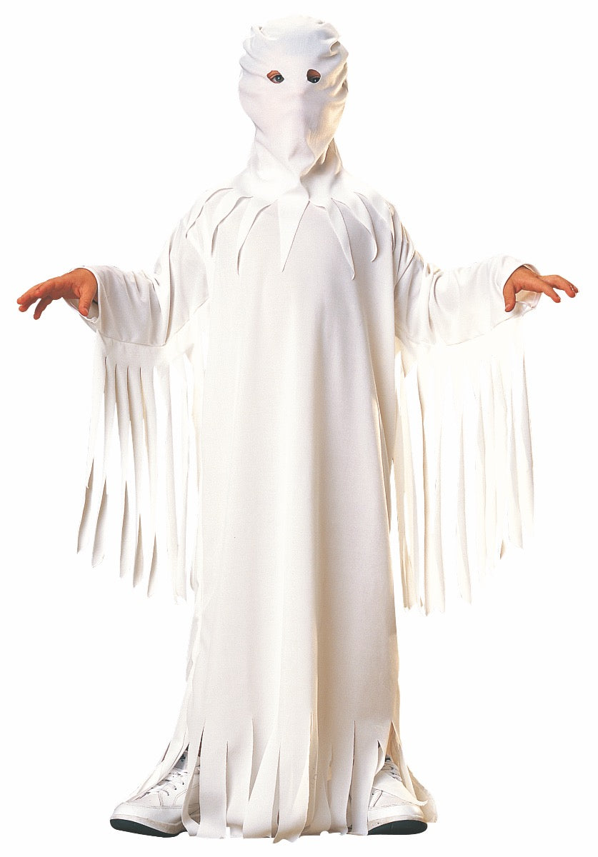 Haunted House Ghost Robe White Costume 8-10 Years