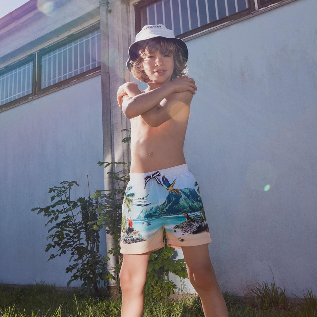 Niko Swim shorts - Welcome to Hawaii