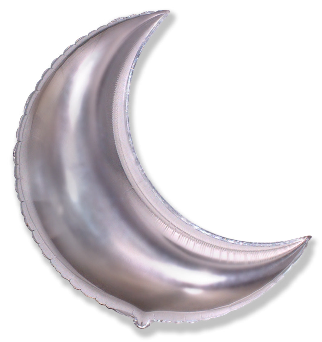 Silver Moon Jumbo Foil Balloon