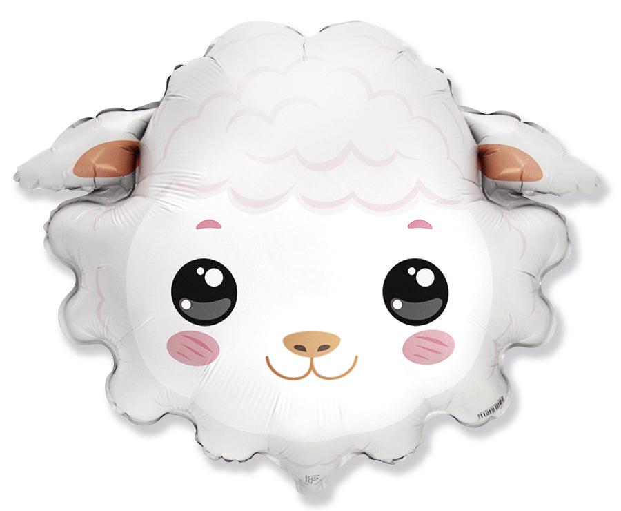 Sheep Head Foil Balloon 30"