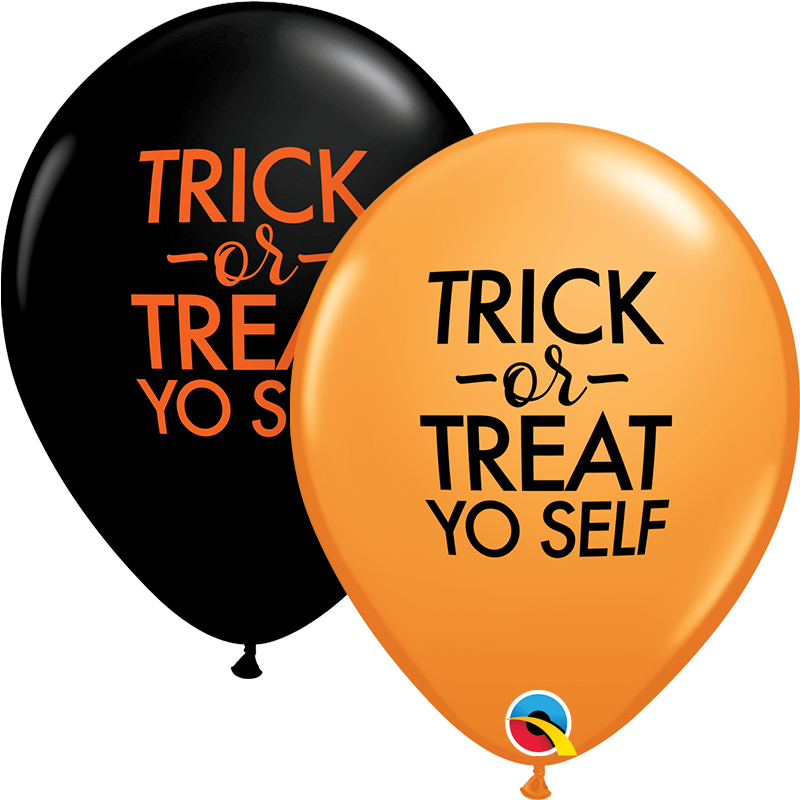 Trick or Treat Latex Balloon 11"